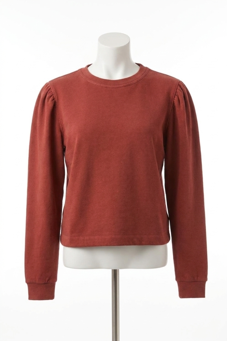 NEW DEAR JOHN DENIM raya sweatshirt in intense rust